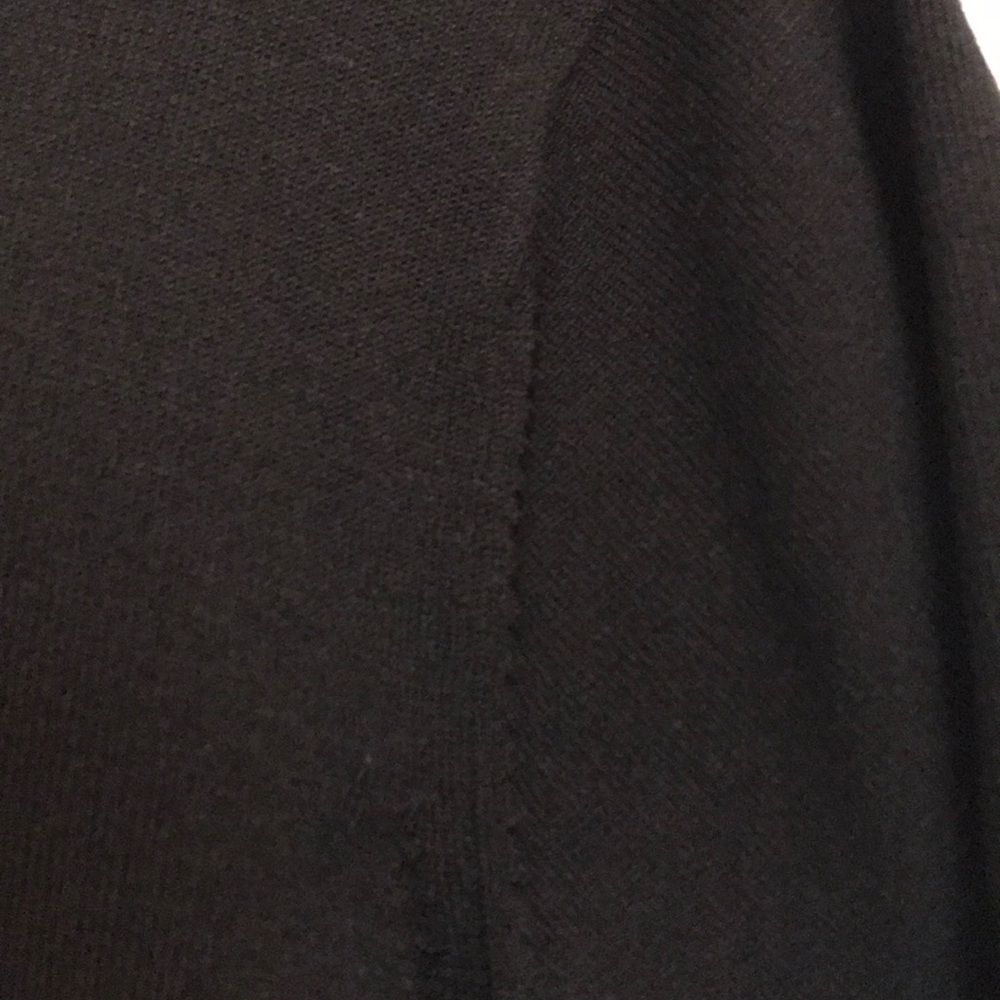 Great Condition black silk/nylon s/s knit top sm - Picture 3 of 4